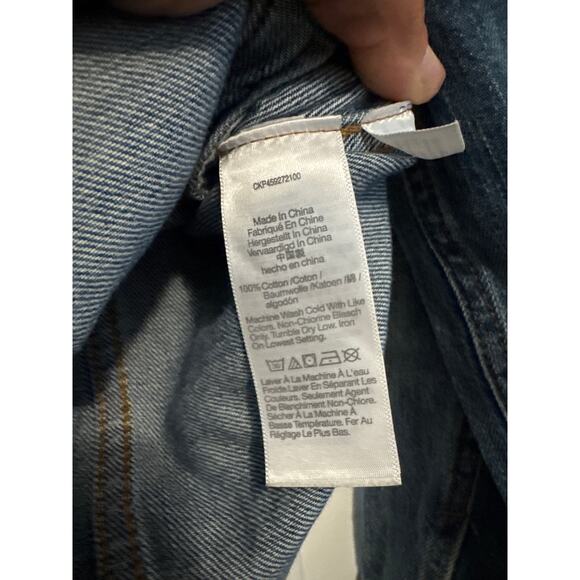 Madewell Button-Front Denim Jacket in Charleston Wash size Medium - Picture 9 of 9